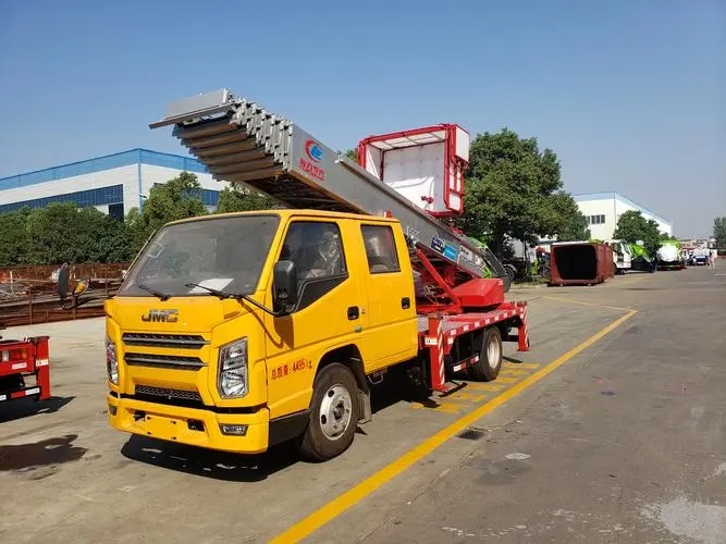 沛县附近云梯车出租 砂石搬运